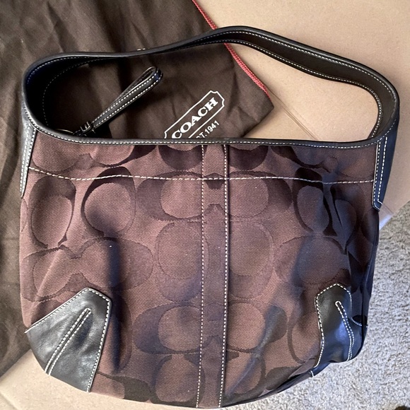 Coach Bag (Unused) Signature Jacquard Purse - Picture 3 of 14